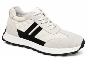 Men's 8cm Height Increasing Suede Leather Trainers