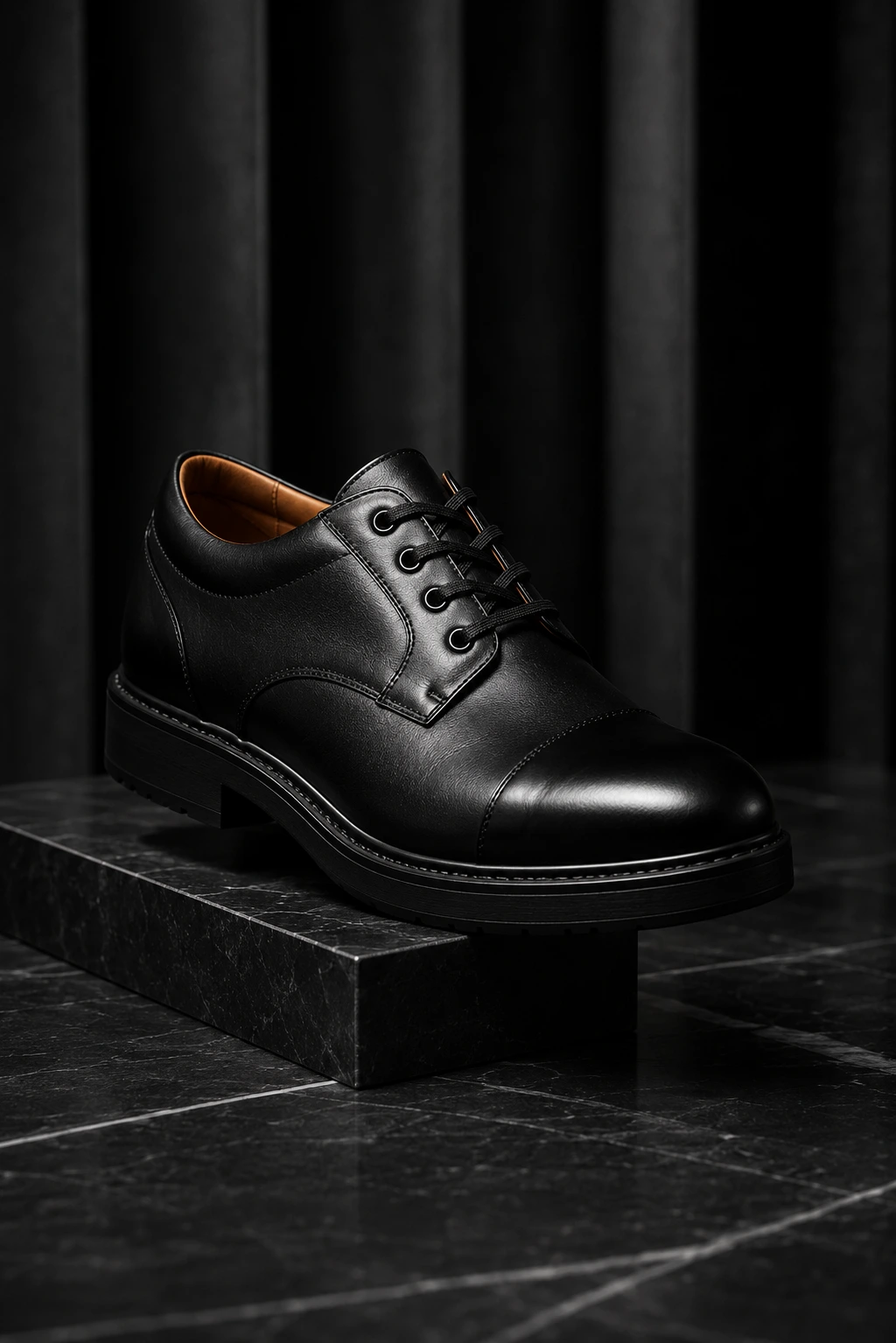 Men's height increasing formal shoes
